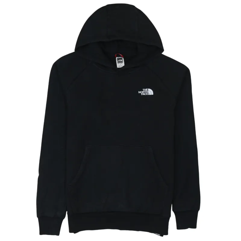 The North Face Black Hoodie Men's Medium Printed Logo Slogan Back Pocket Pullover Sweatshirt sold by Vintage Club