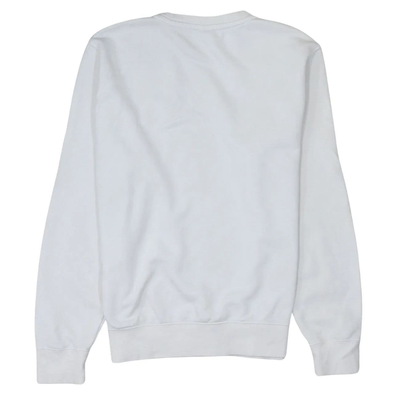 Nike White Sweatshirt Men's Small Embroidered Swoosh Logo Crewneck Pullover Jumper sold by Vintage Club product image thumbnail 2