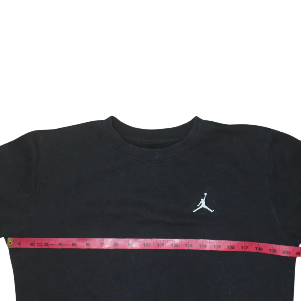 Jordan Black Sweatshirt Women’s XLarge Embroidered Jumpman Logo Crewneck Pullover Jumper sold by Vintage Club product image thumbnail 5