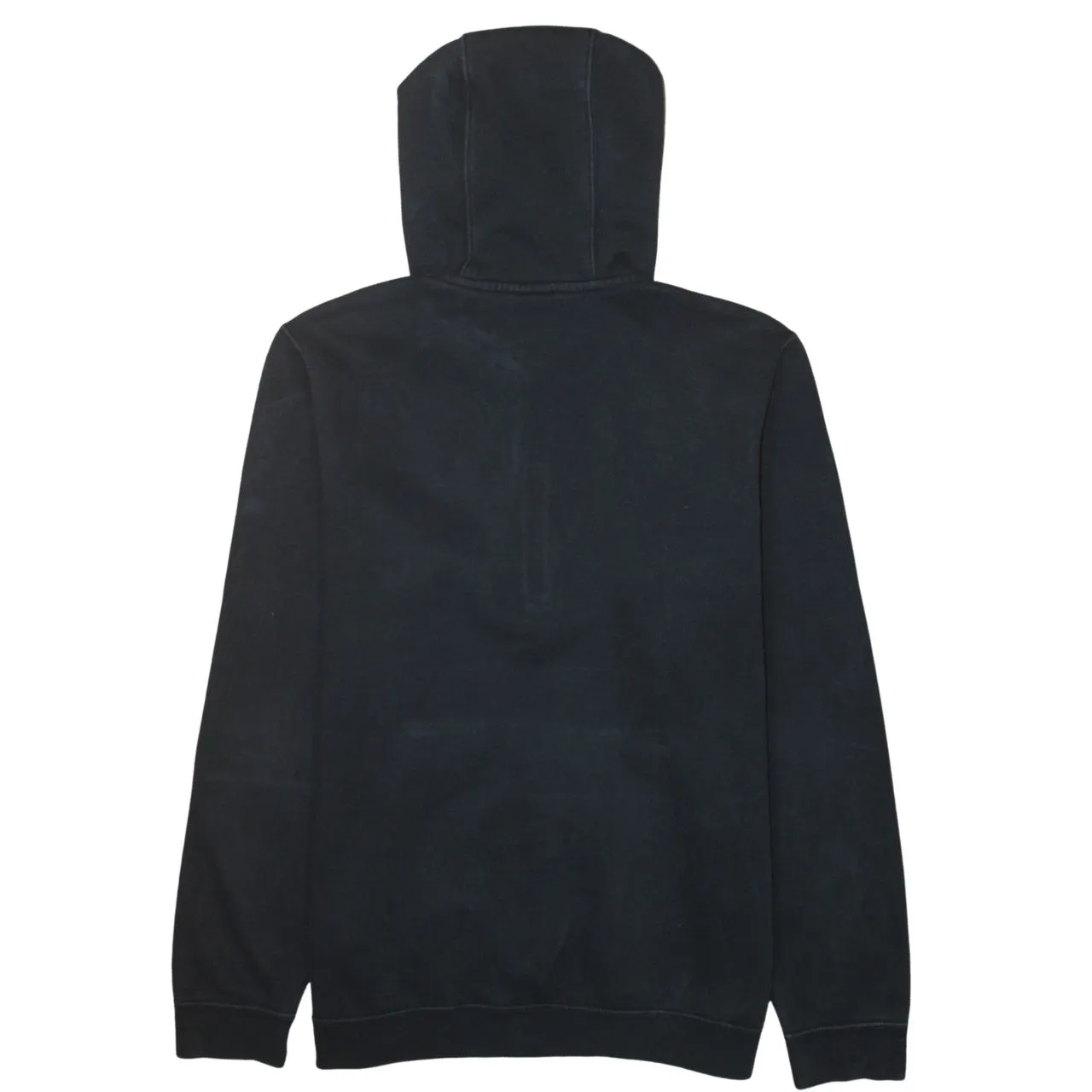 Nike Black Half Zip Hoodie Women’s Large Embroidered Swoosh Front Pocket Pullover Sweatshirt sold by Vintage Club product image thumbnail 2