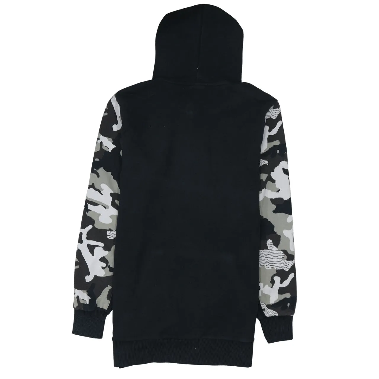 Puma Black Camo Sleeve Hoodie Men's Small Printed Big Logo Pullover Sweatshirt sold by Vintage Club product image thumbnail 2