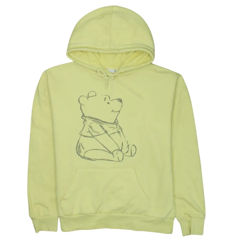 Disney Pale Yellow Hoodie Women’s XXSmall Printed Winnie The Pooh Graphic Pullover Sweatshirt sold by Vintage Club