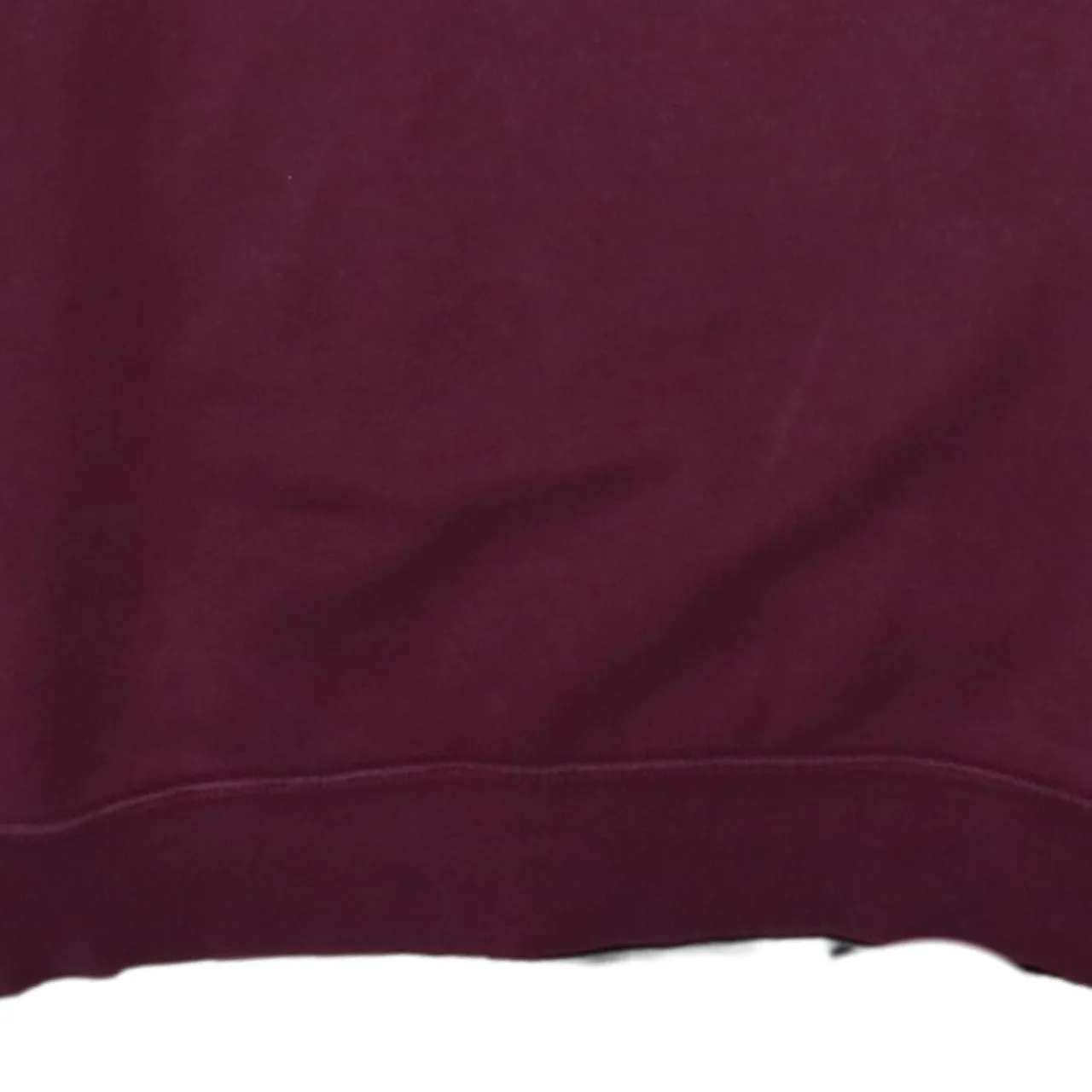 Nike Burgundy Red Hoodie Men's Medium Embroidered Swoosh Longline Pullover Sweatshirt sold by Vintage Club product image thumbnail 4