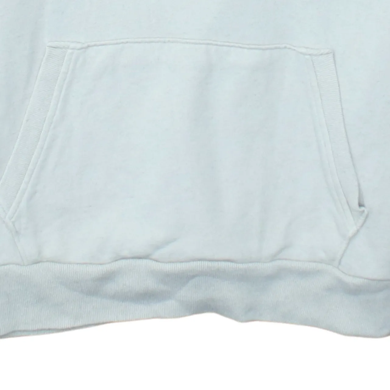 Levi's Beige Cream Hoodie Women's XLarge Plain Pullover Front Pocket Ribbed Cuffs Sweatshirt sold by Vintage Club product image thumbnail 4