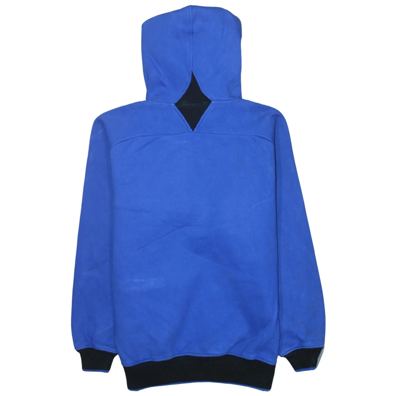 Nike Royal Blue Hoodie Men's Small Duke Embroidered Spellout Logo Zip Pocket Sweatshirt sold by Vintage Club product image thumbnail 2