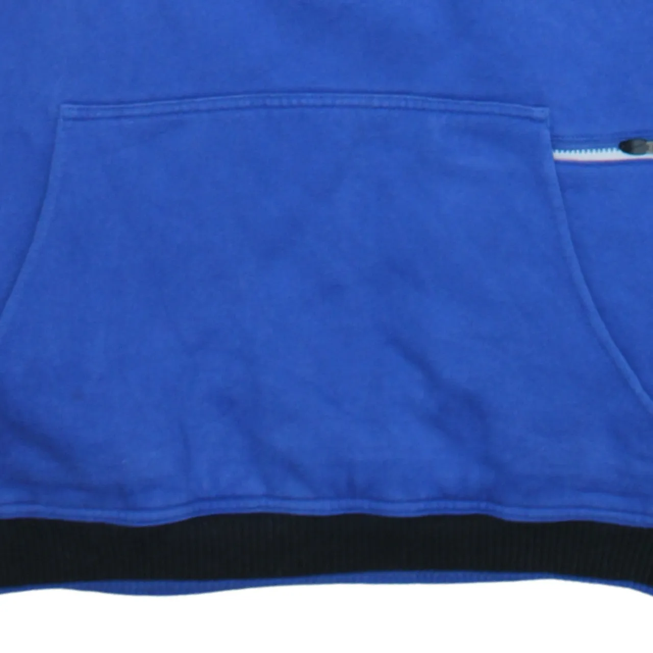 Nike Royal Blue Hoodie Men's Small Duke Embroidered Spellout Logo Zip Pocket Sweatshirt sold by Vintage Club product image thumbnail 4