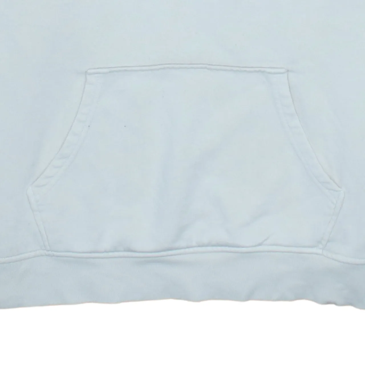 Adidas Cream Hoodie Women’s Medium Embroidered Trefoil Logo Front Pocket Pullover Sweatshirt sold by Vintage Club product image thumbnail 4