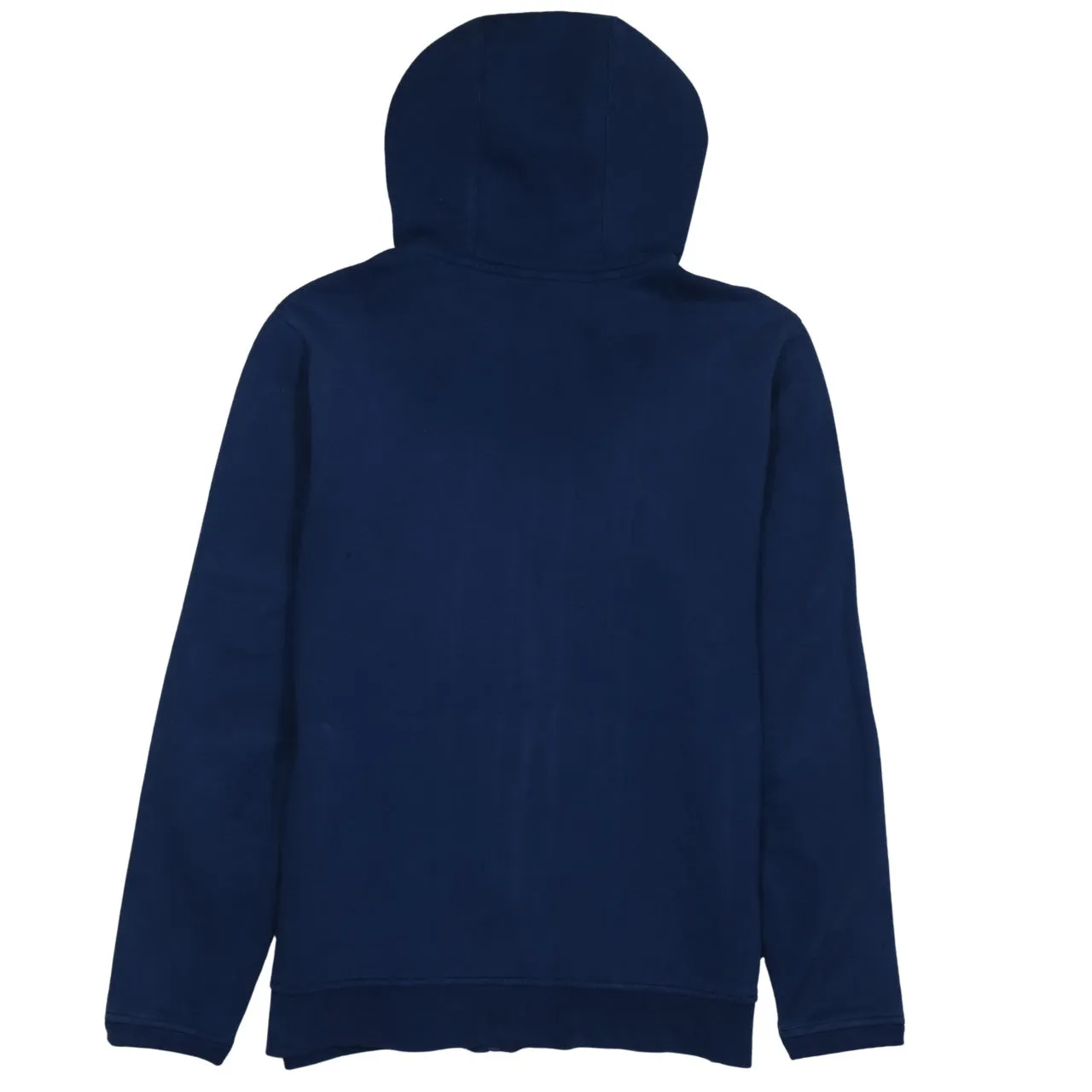 Lacoste Navy Blue Full Zip Hoodie Women's Large Embroidered Croc Logo Split Pockets Sweatshirt sold by Vintage Club product image thumbnail 2