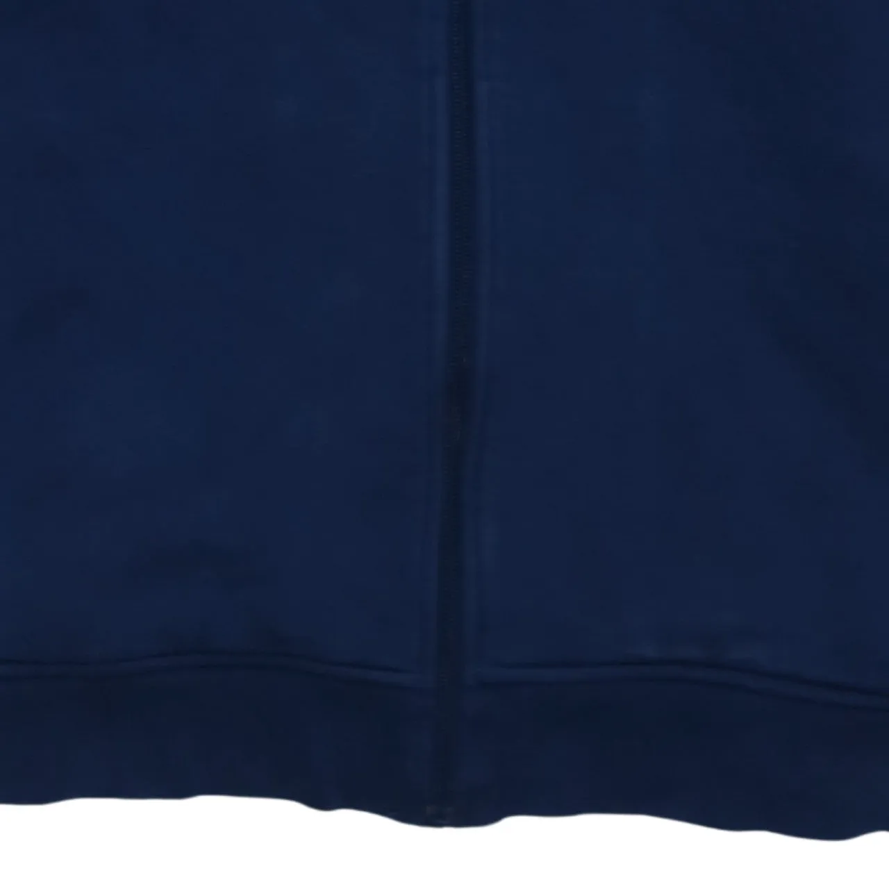 Lacoste Navy Blue Full Zip Hoodie Women's Large Embroidered Croc Logo Split Pockets Sweatshirt sold by Vintage Club product image thumbnail 4