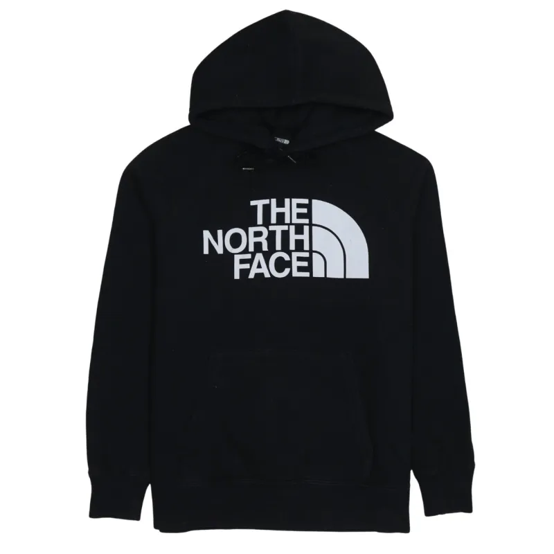 The North Face Black Hoodie Women’s Small Printed Logo Front Pocket Pullover Sweatshirt made by The North Face