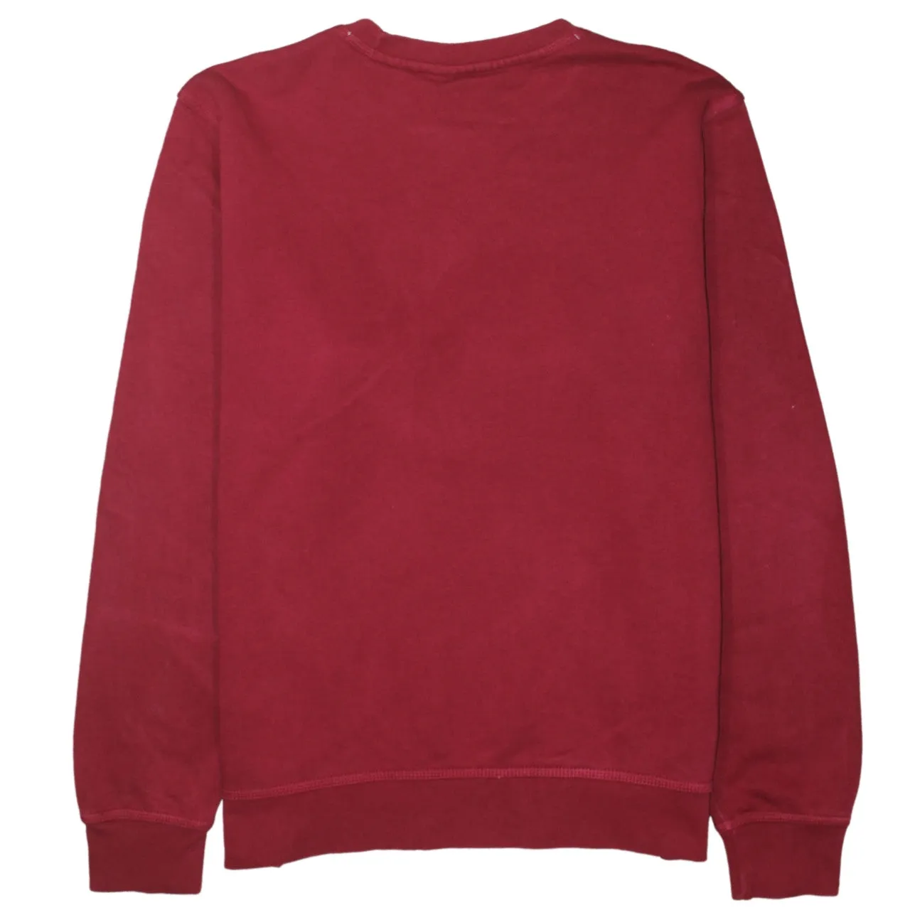 Nike Burgundy Red Sweatshirt Men's XLarge Embroidered Swoosh Logo Crewneck Pullover Fleece Top sold by Vintage Club product image thumbnail 2