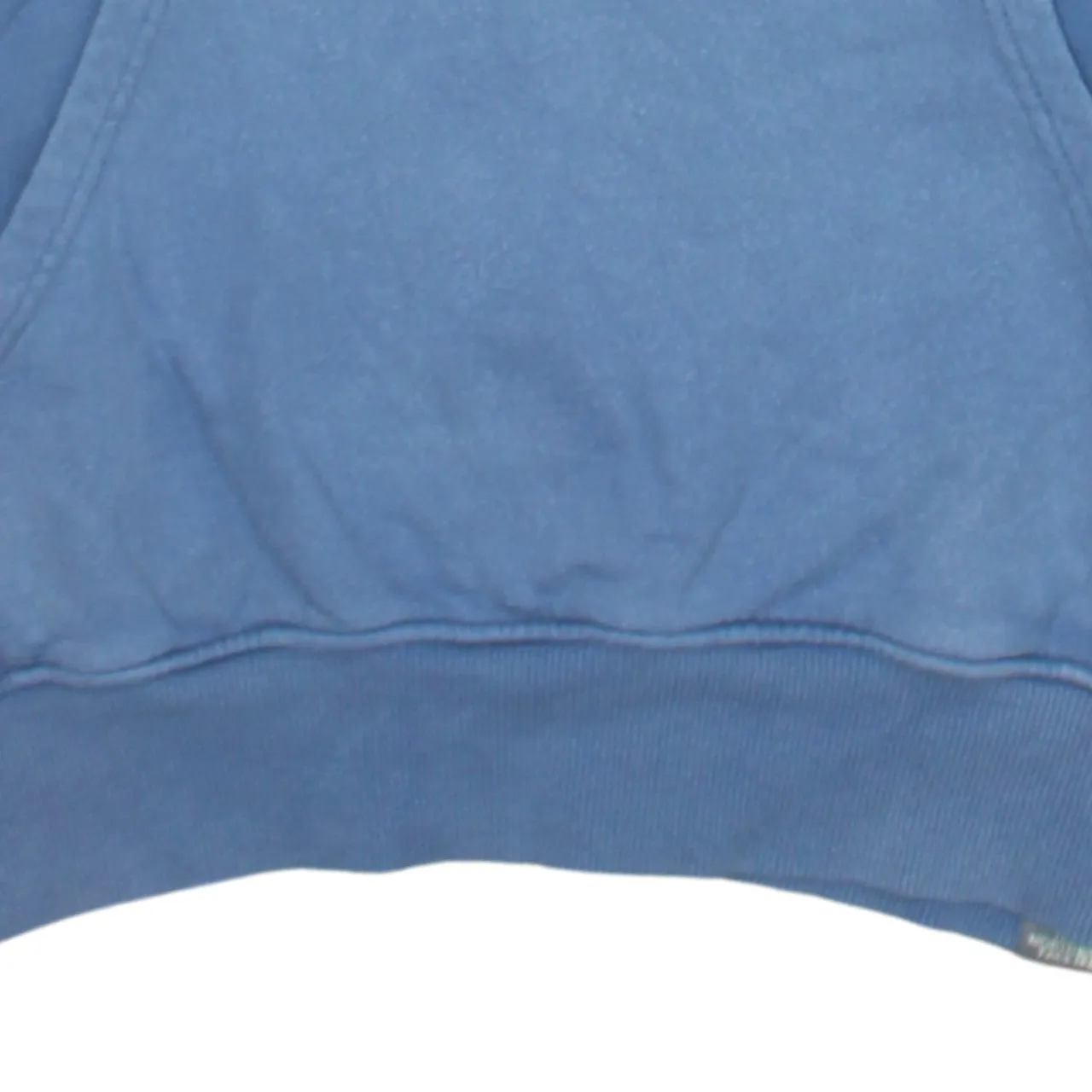 The North Face Blue Hoodie Men's Small Printed Logo Front Pocket Pullover Sweatshirt sold by Vintage Club product image thumbnail 4