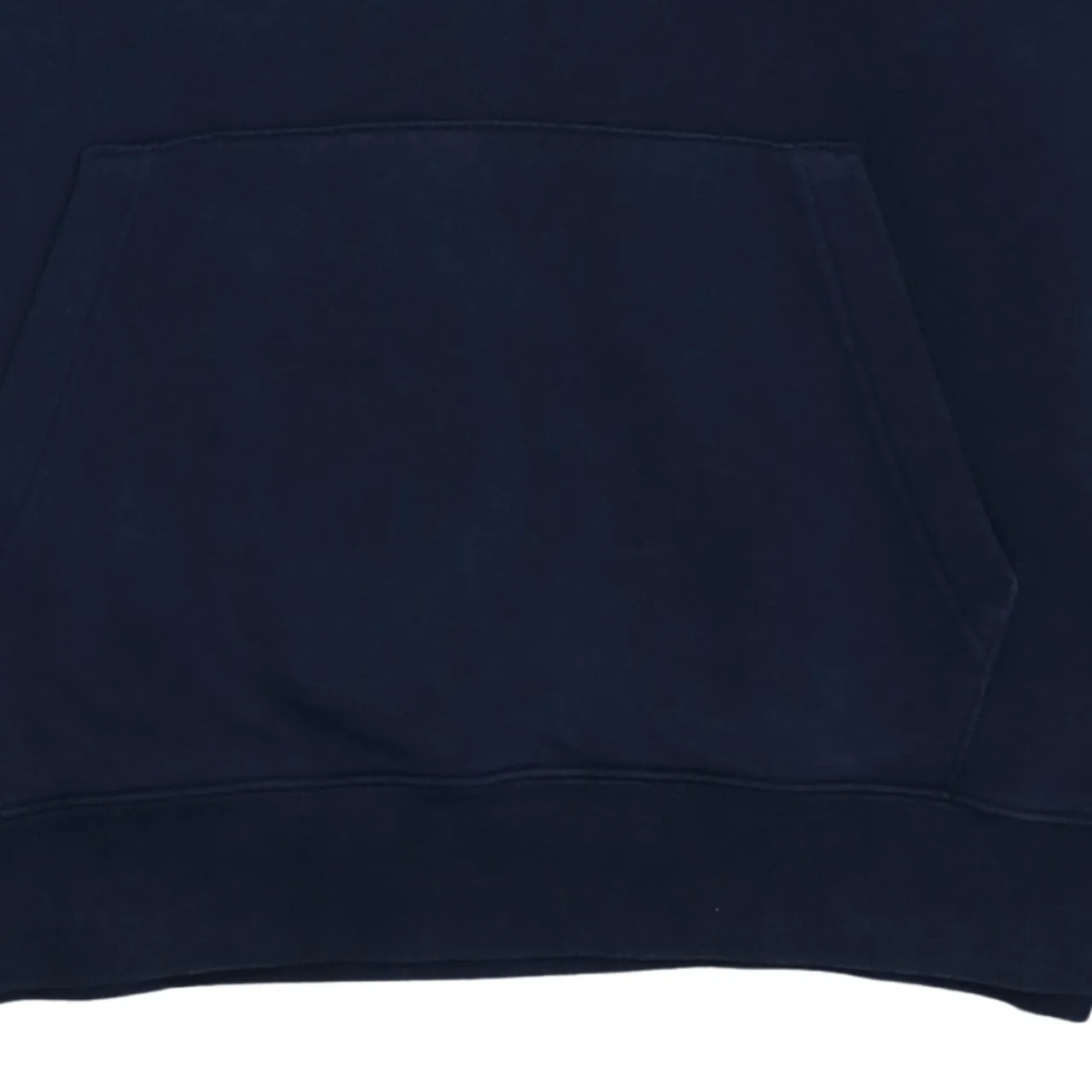 Nike Navy Blue Hoodie Men's Large Embroidered Swoosh Logo Front Pouch Pullover Sweatshirt sold by Vintage Club product image thumbnail 4