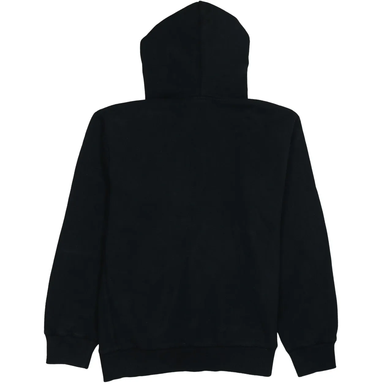 Nike Black Hoodie Men's Large Small Embroidered Swoosh Front Pocket Pullover Sweatshirt sold by Vintage Club product image thumbnail 2