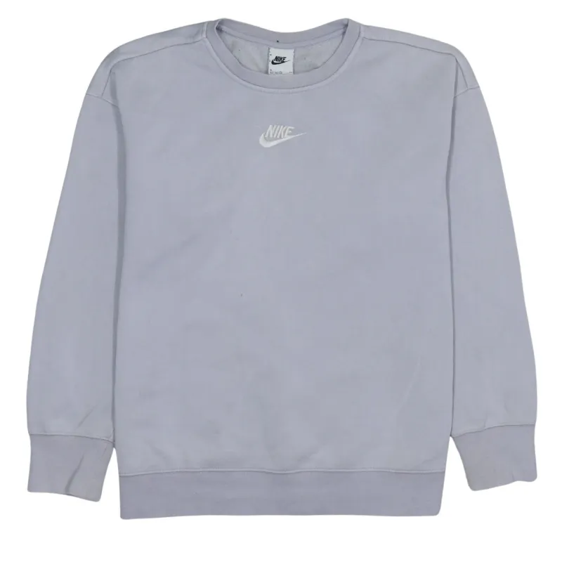 Nike Lavender Purple Sweatshirt Women’s XLarge Embroidered Swoosh Logo Crewneck Pullover Top made by Nike