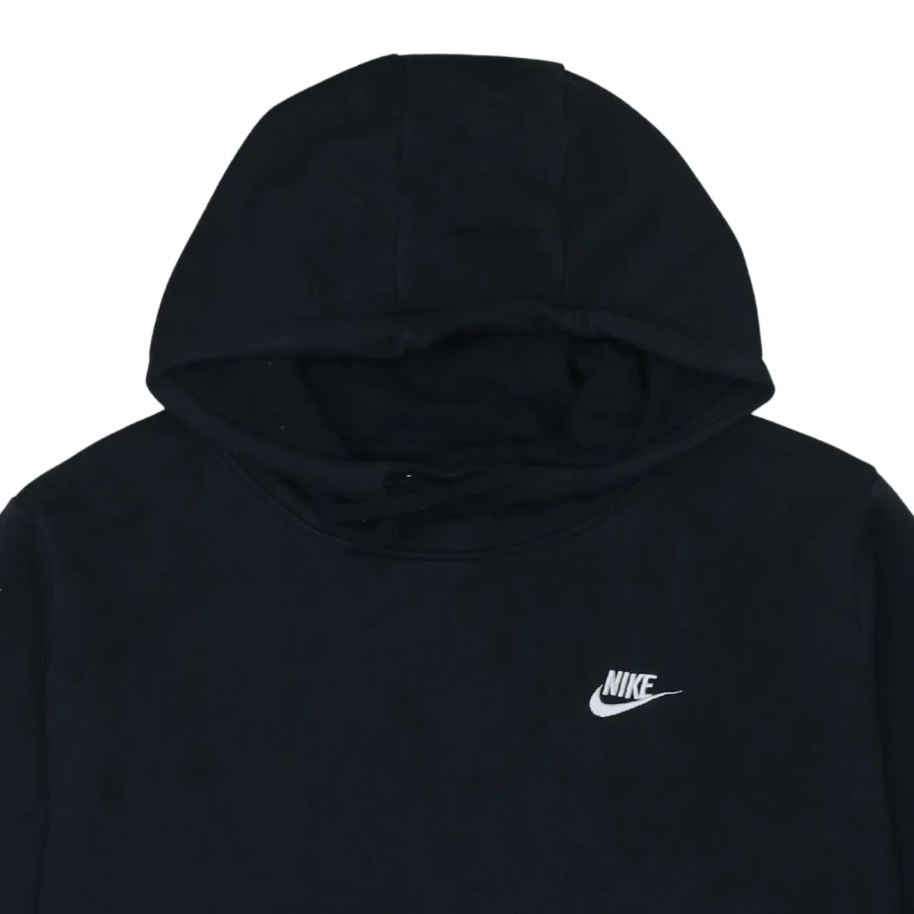 Nike Black Hoodie Men’s XXLarge Small Embroidered Swoosh Front Pocket Pullover Sweatshirt sold by Vintage Club product image thumbnail 3