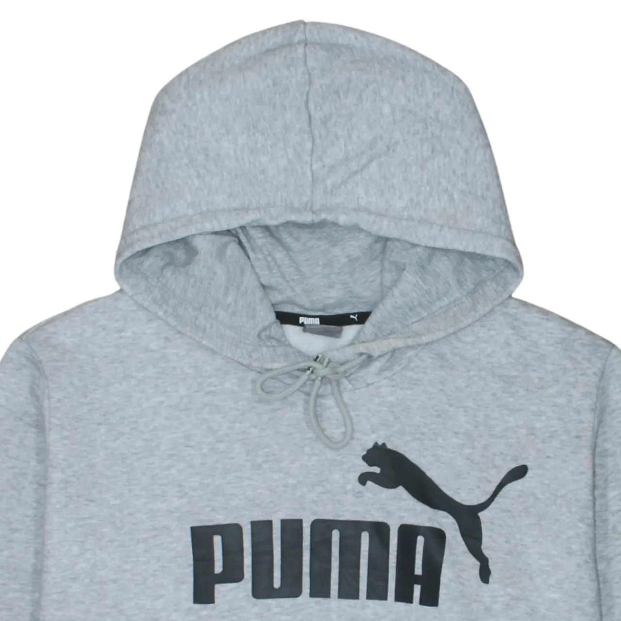 Puma Grey Hoodie Women’s XXLarge Printed Logo Drawstring Hood Front Pocket Sweatshirt sold by Vintage Club product image thumbnail 3