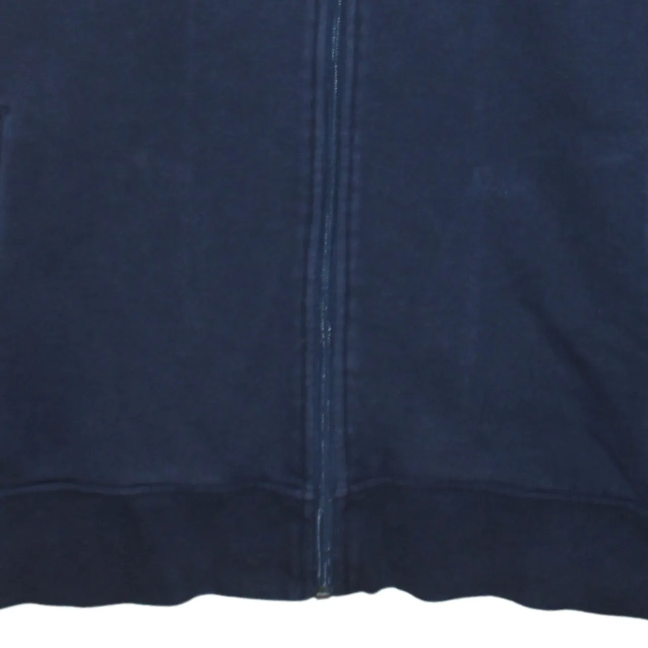 Lacoste Navy Blue Hoodie Men’s Medium Zip Up Embroidered Croc Logo Pocket Sweatshirt sold by Vintage Club product image thumbnail 4