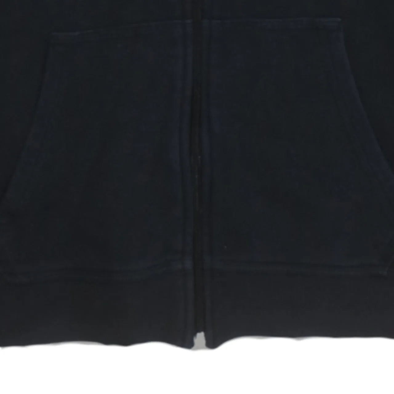 Nike Black Full Zip Hoodie Men’s XLarge Embroidered Swoosh Split Pocket Fleece Top Sweatshirt sold by Vintage Club product image thumbnail 4