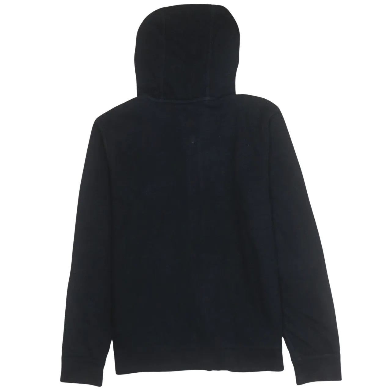 Nike Black Full Zip Hoodie Men’s XLarge Embroidered Swoosh Split Pocket Fleece Top Sweatshirt sold by Vintage Club product image thumbnail 2