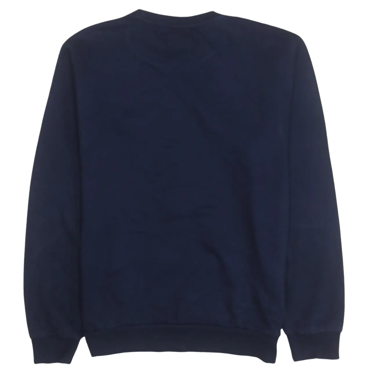 Puma Navy Blue Sweatshirt Men's Medium Printed Chest Logo Ribbed Cuffs Pullover Top sold by Vintage Club product image thumbnail 2