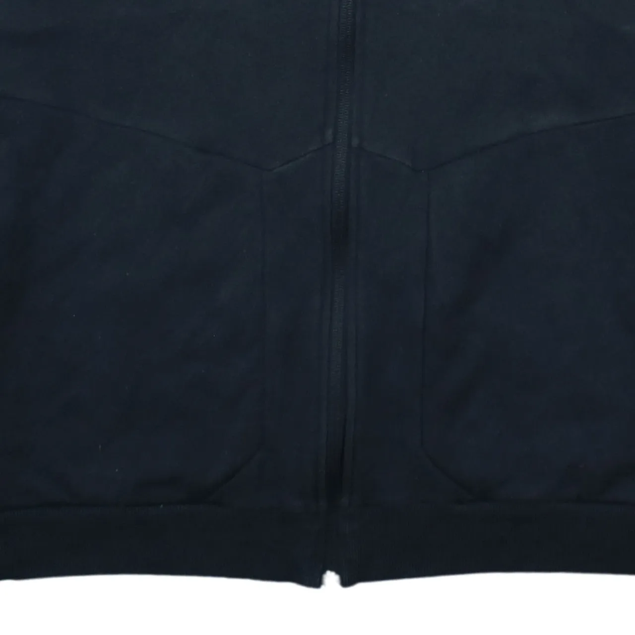 Adidas Black Full Zip Hoodie Men's XLarge Embroidered Logo Split Pockets Sweatshirt Top sold by Vintage Club product image thumbnail 4