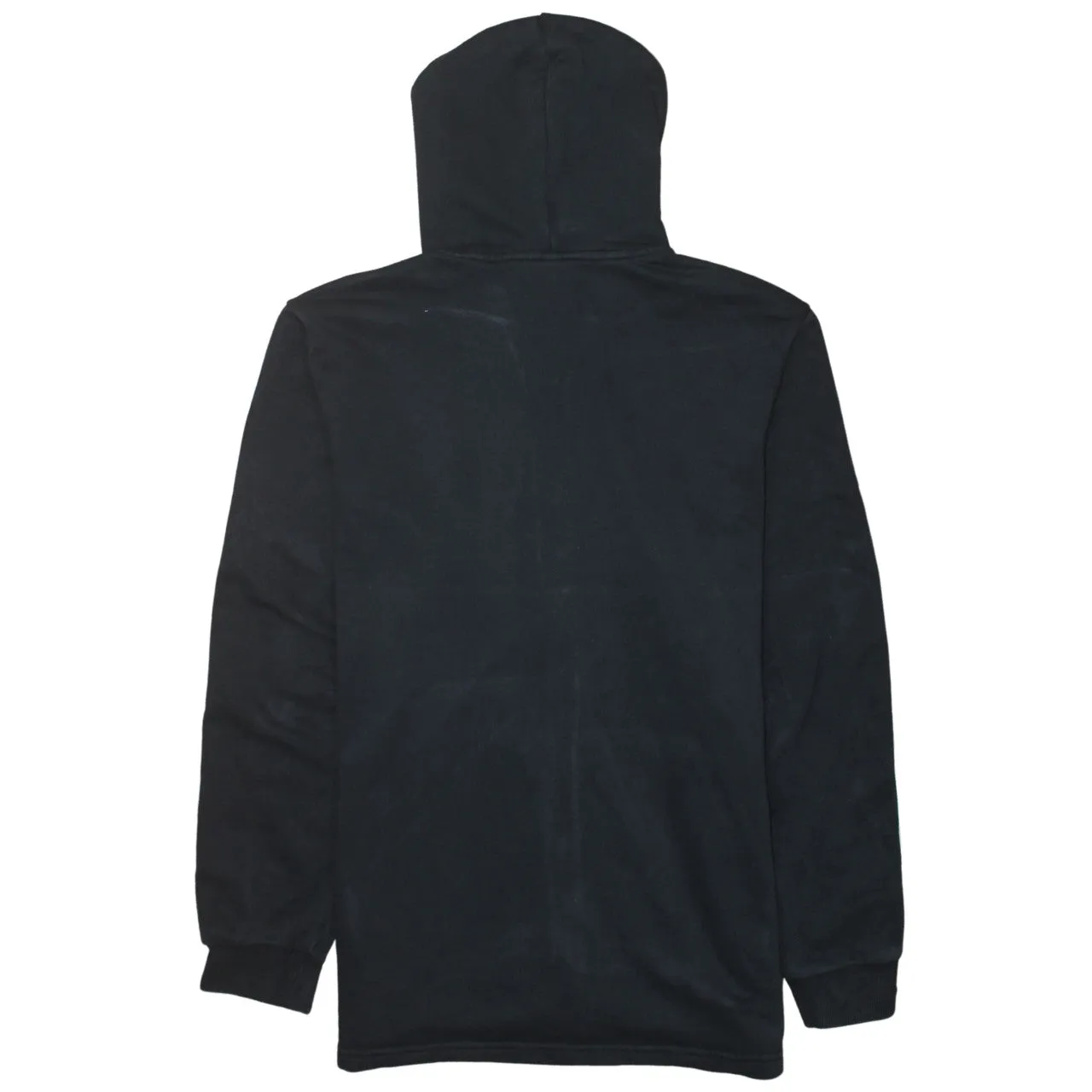 Adidas Black Full Zip Hoodie Men’s XLarge Embroidered Logo Three Stripe Sleeves Sweatshirt sold by Vintage Club product image thumbnail 2