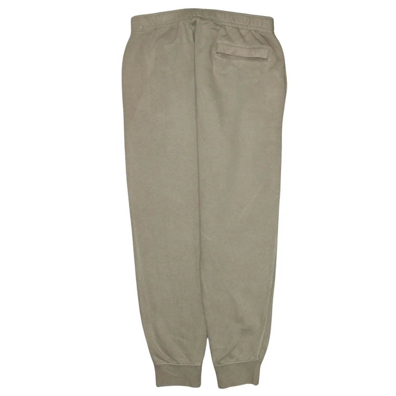 Nike Beige Cream Joggers Men’s Medium Printed Swoosh Elastic Waist Cuffed Sweatpants sold by Vintage Club product image thumbnail 2
