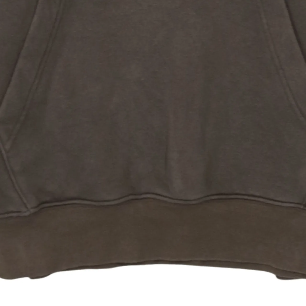 Nike Brown Hoodie Men’s Small Printed Swoosh Logo Drawstring Hood Front Pocket Sweatshirt sold by Vintage Club product image thumbnail 4