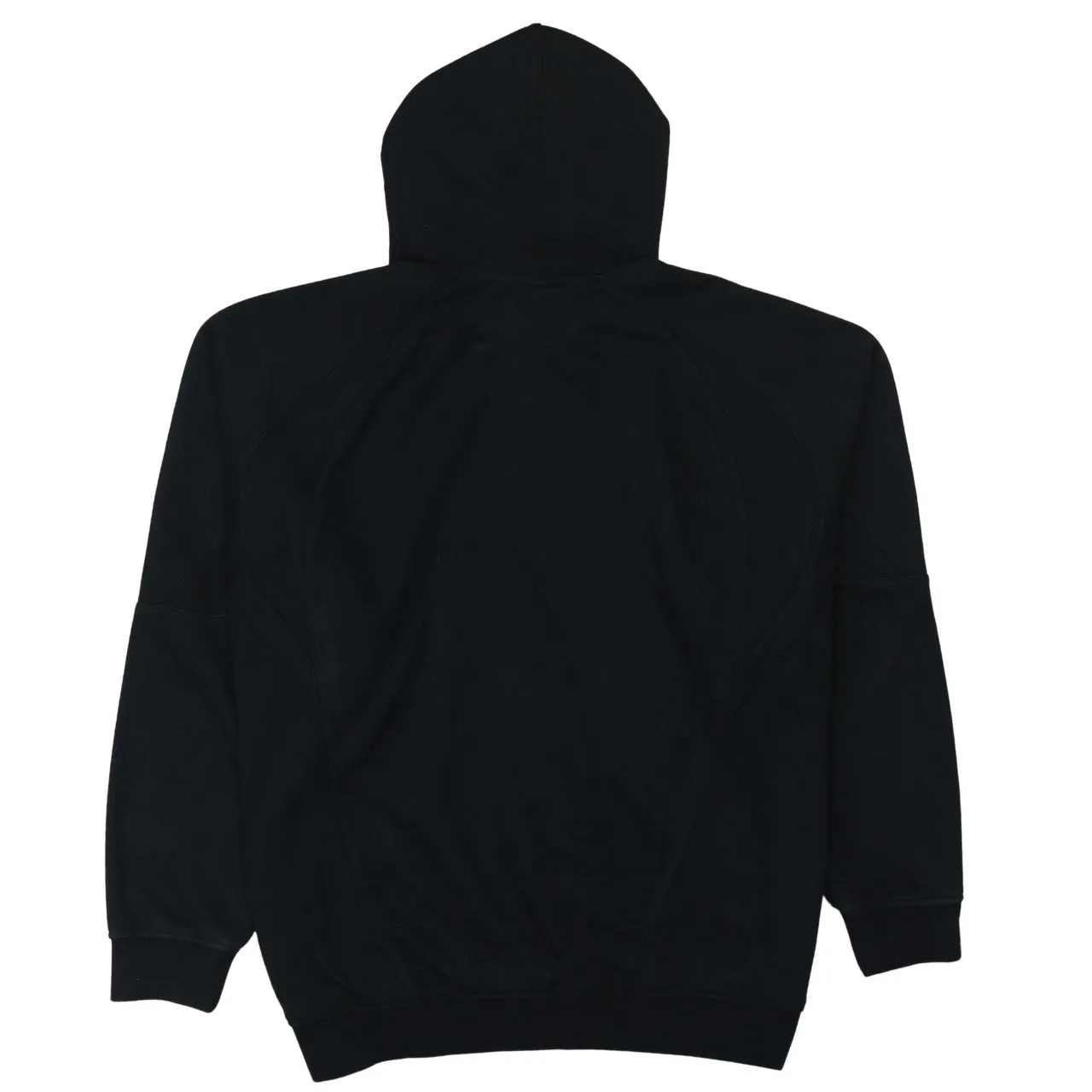 Adidas Black Hoodie Men's Medium Trefoil Logo Minimalist Pullover Hooded Sweatshirt sold by Vintage Club product image thumbnail 2
