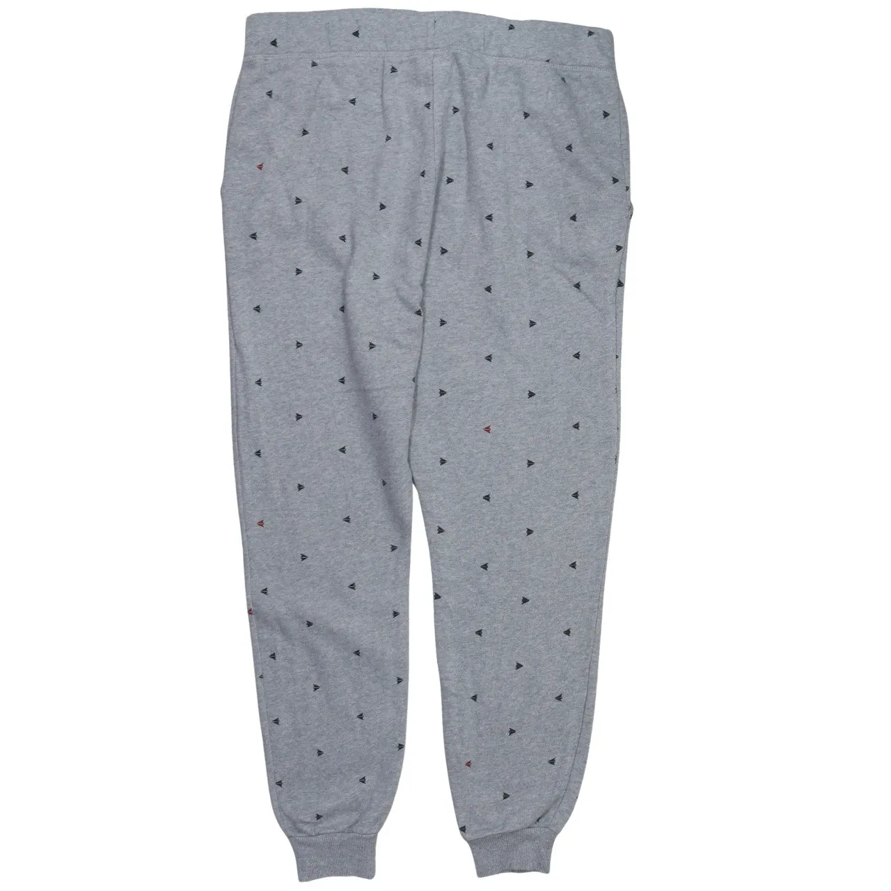 Reebok Light Grey Joggers Women’s Medium All Over Logo Print Elasticated Cuffs Sweatpants sold by Vintage Club product image thumbnail 2