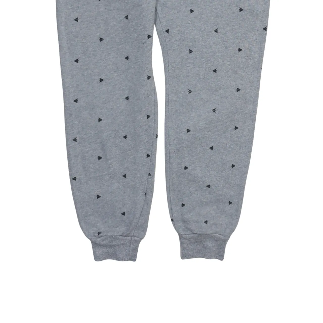 Reebok Light Grey Joggers Women’s Medium All Over Logo Print Elasticated Cuffs Sweatpants sold by Vintage Club product image thumbnail 4