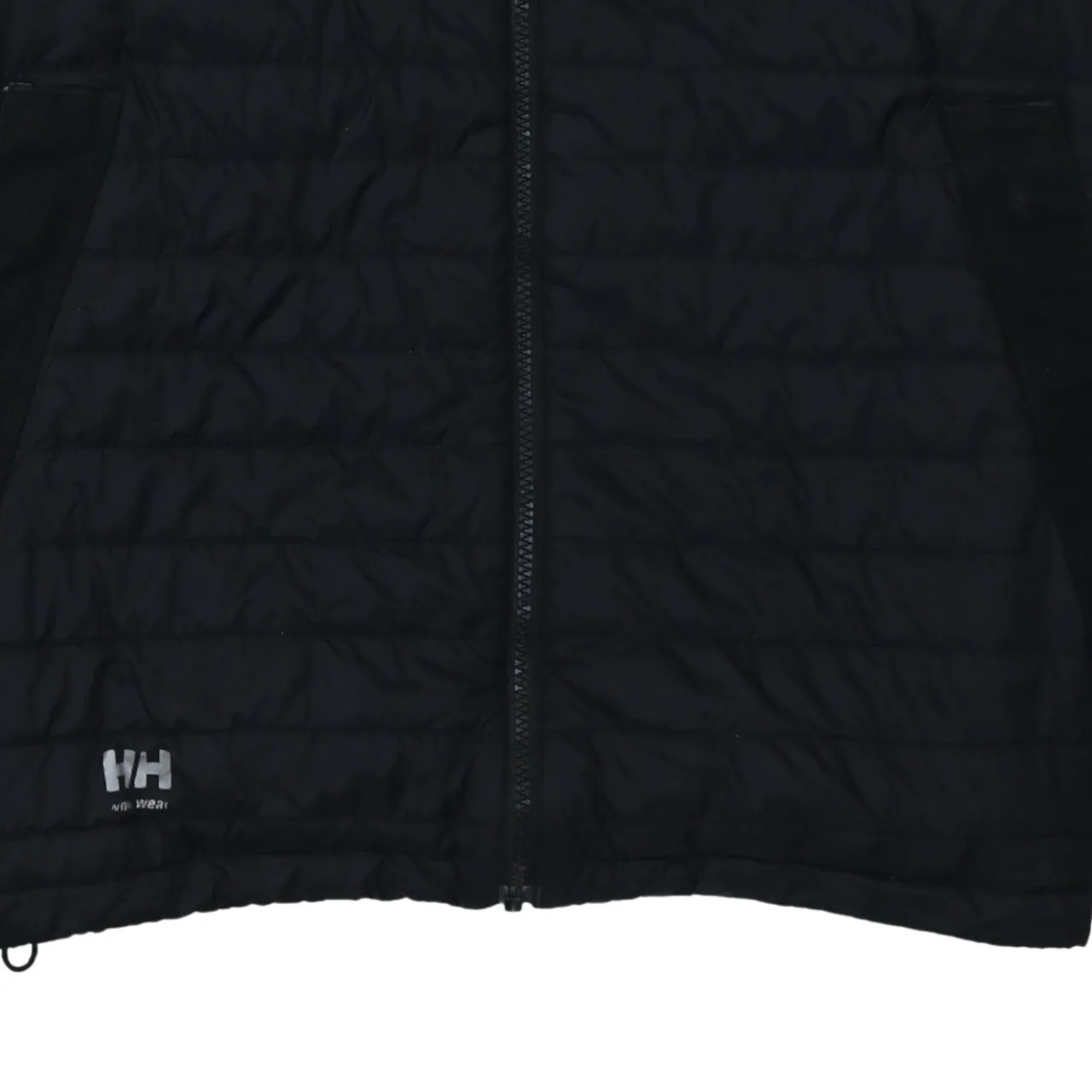 Helly Hansen Black Padded Jacket Women's 3XL Full Zip Quilted Panels Logo Arm Outerwear sold by Vintage Club product image thumbnail 4