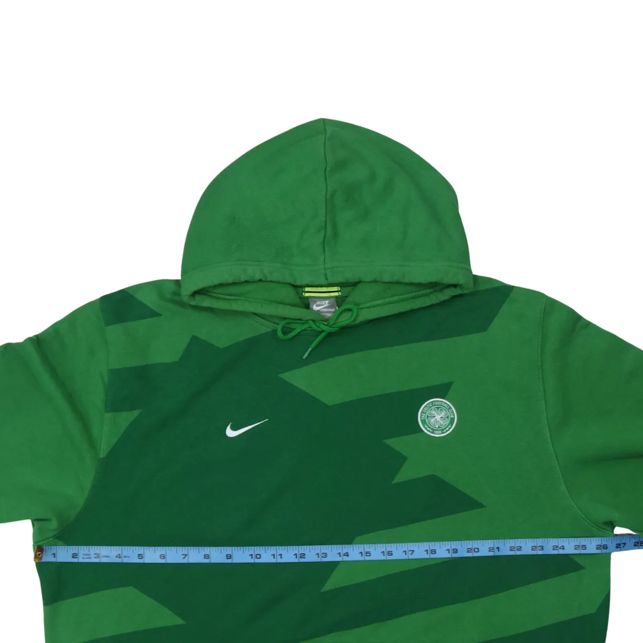 Nike Green Celtic FC Hoodie Women’s XXLarge Printed Crest Pullover Football Sweatshirt sold by Vintage Club product image thumbnail 5