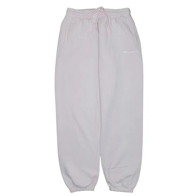 Champion Light Pink Joggers Men’s Medium Embroidered Script Logo Elasticated Cuffs Sweatpants made by Champion