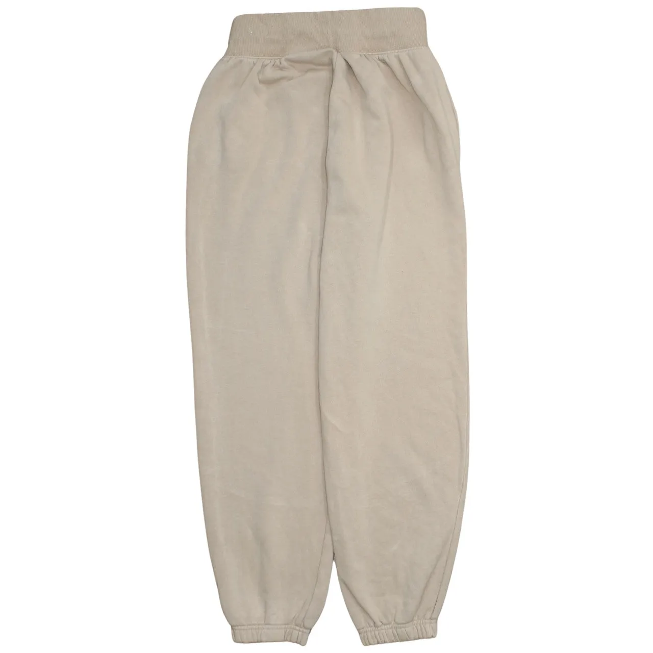 Nike Beige Cream Joggers Men’s Small Embroidered Swoosh Elasticated Cuffs Fleece Sweatpants sold by Vintage Club product image thumbnail 2