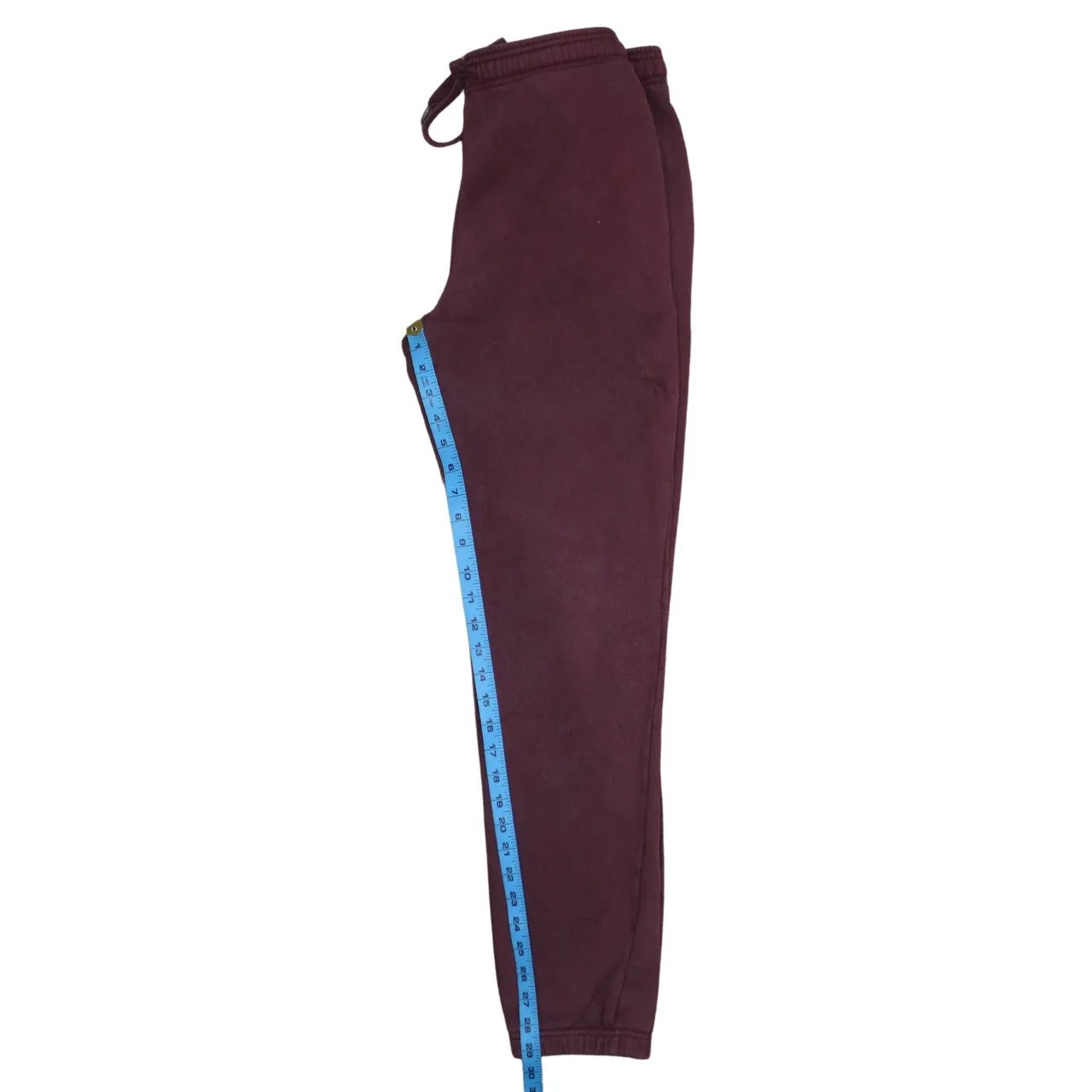 Lacoste Burgundy Red Joggers Men’s Medium Embroidered Croc Logo Elastic Cuff Sweatpants sold by Vintage Club product image thumbnail 5