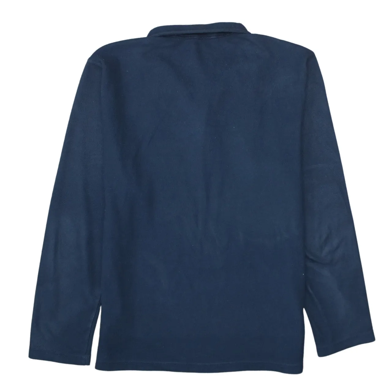 The North Face Navy Blue Fleece Jumper Men’s Large Quarter Zip Embroidered Logo Pullover Top sold by Vintage Club product image thumbnail 2