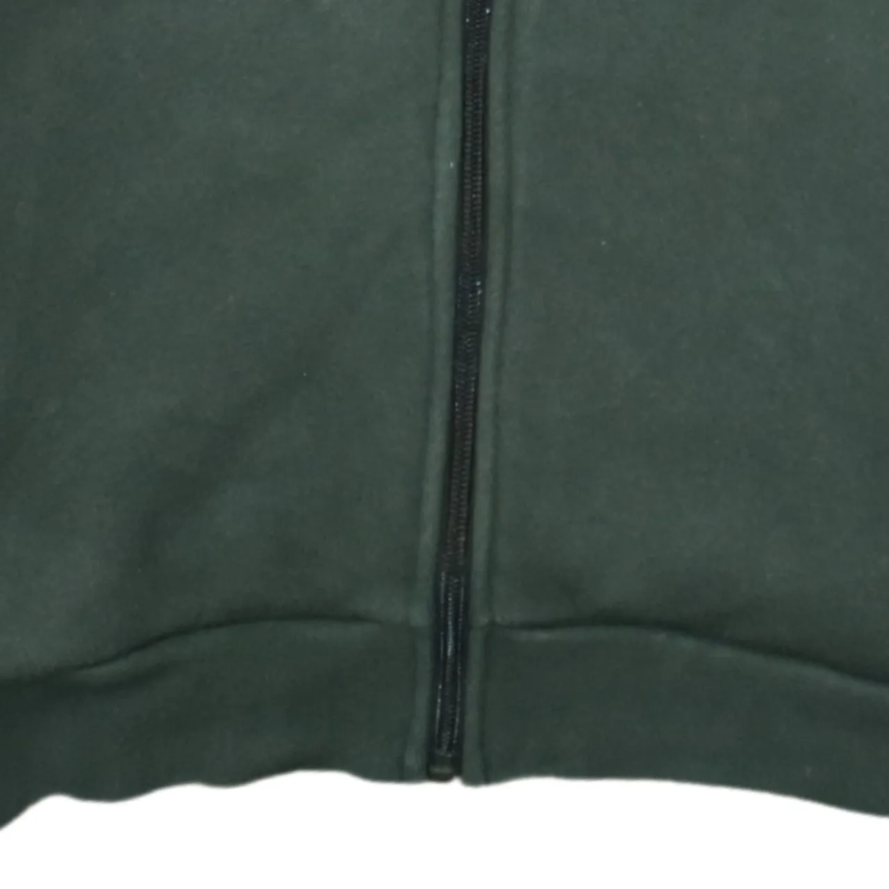 Adidas Dark Green Full Zip Hoodie Women’s XLarge Embroidered Logo Three Stripe Sleeves Sweatshirt sold by Vintage Club product image thumbnail 4