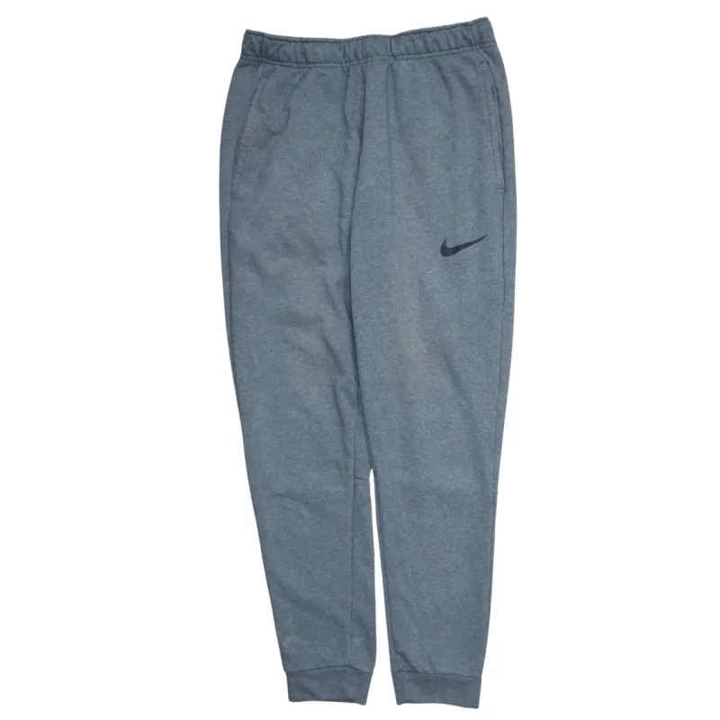 Nike Grey Joggers Sweatpants Men's Medium Printed Swoosh Elastic Waist Cuffed Hem Loungewear sold by Vintage Club