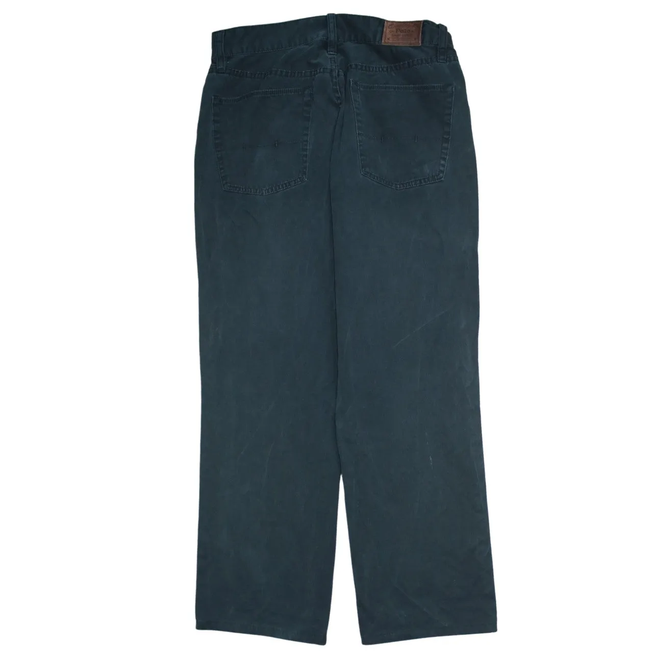Polo Ralph Lauren Charcoal Grey Trousers Men's 32 Five Pocket Cotton Jeans Pants sold by Vintage Club product image thumbnail 2