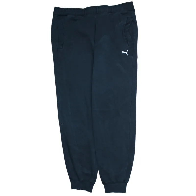 Puma 90's Rib Cuff Casual Joggers / Sweatpants Large Black made by Puma