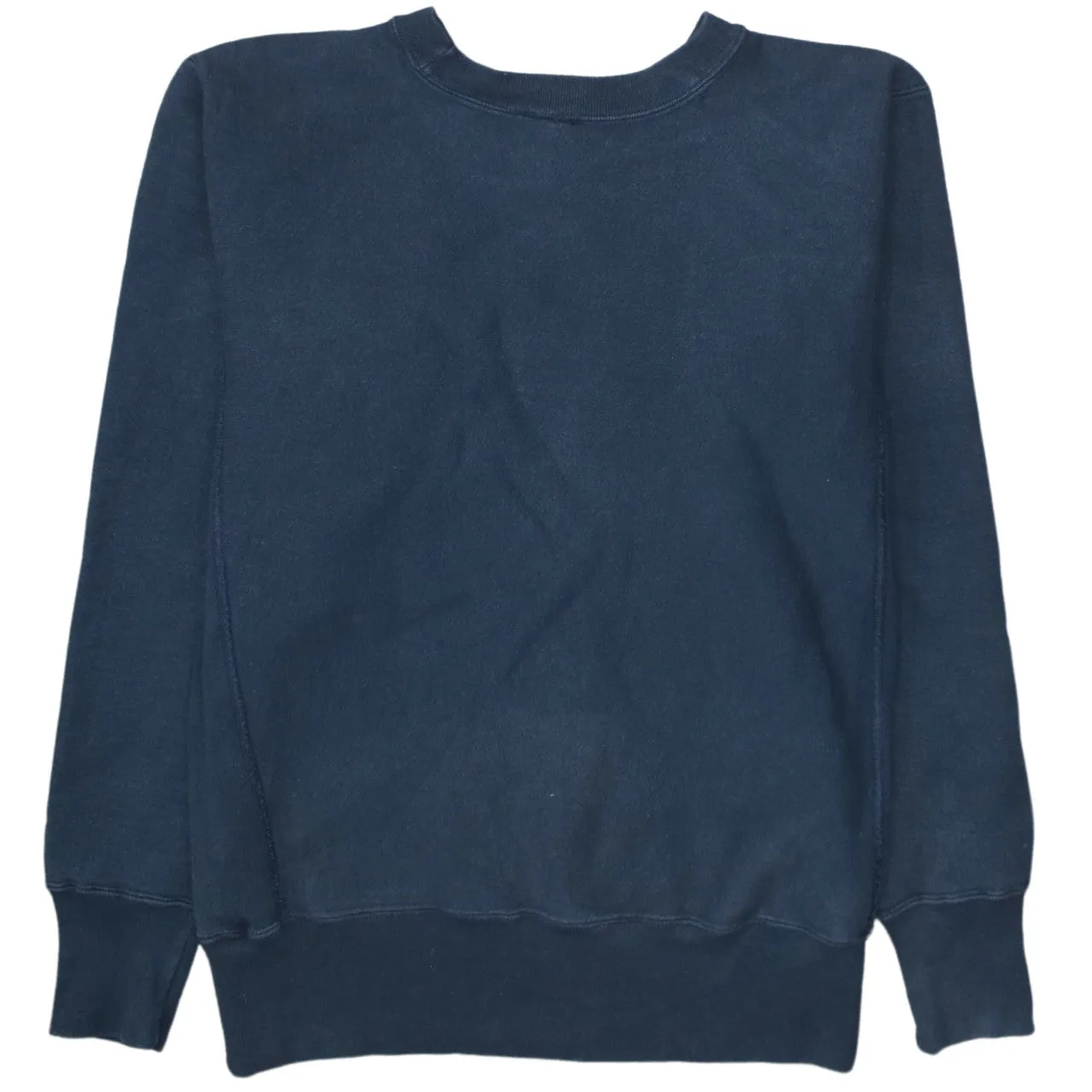 Champion Navy Blue Sweatshirt Men's Medium Small C Logo Sleeve Crewneck Pullover Jumper sold by Vintage Club product image thumbnail 2