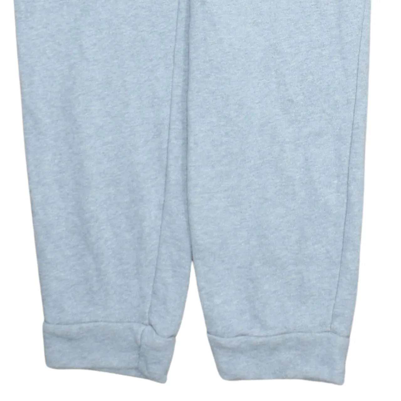Adidas Light Grey Joggers Men's Large Embroidered Trefoil Logo Elastic Cuff Sweatpants sold by Vintage Club product image thumbnail 4