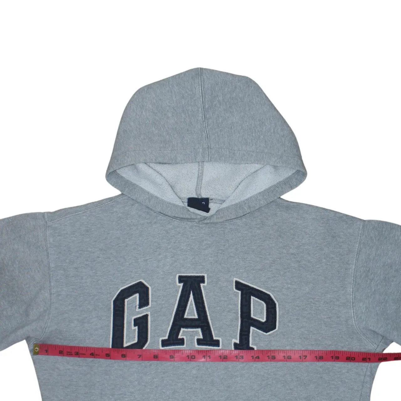 Gap Grey Hoodie Women’s XXLarge Embroidered Logo Front Pouch Fleece Pullover Sweatshirt sold by Vintage Club product image thumbnail 5