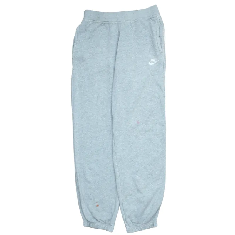 Nike Light Grey Joggers Sweatpants Men's 28 Embroidered Swoosh Elastic Cuffs Loungewear sold by Vintage Club