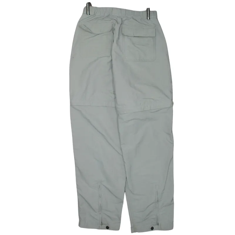 The North Face Light Grey Trousers Men's W30 Cargo Pockets Zip Hem Outdoor Pants sold by Vintage Club