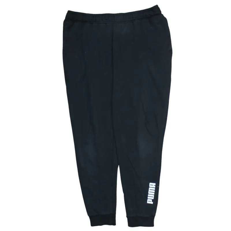 Puma Black Joggers Men's XLarge Printed Logo Elastic Waist Cuffed Hem Sweatpants sold by Vintage Club