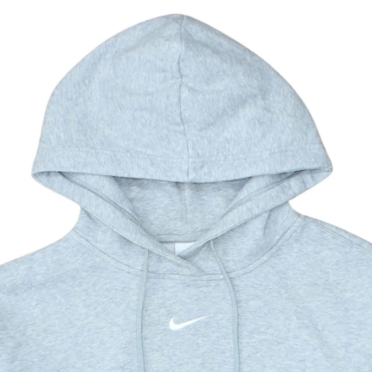 Nike Light Grey Hoodie Men's XSmall Embroidered Swoosh Drawstring Hood Pullover Sweatshirt sold by Vintage Club product image thumbnail 3