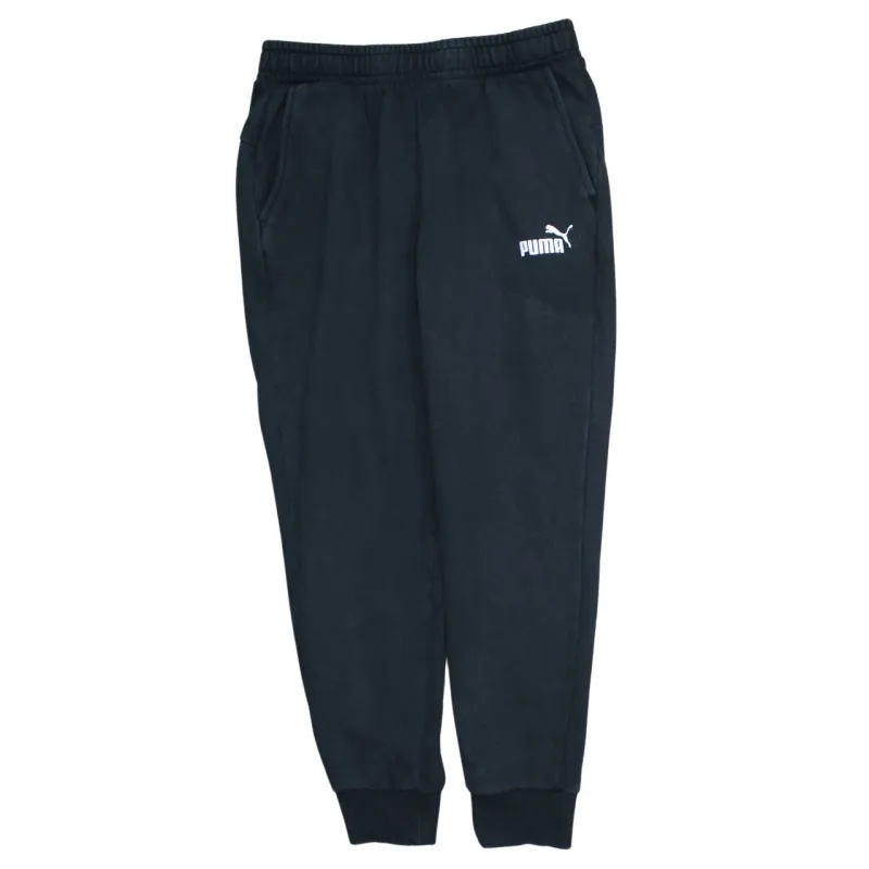 Puma Black Joggers Men’s Large Embroidered Logo Elastic Waist Cuffed Sweatpants sold by Vintage Club